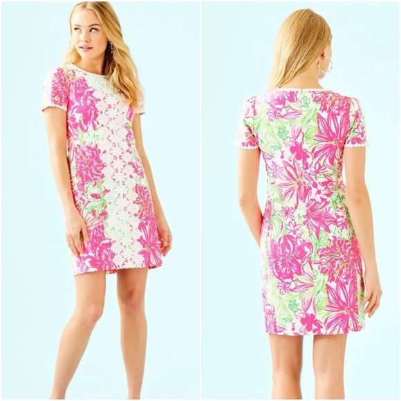 Lilly Pulitzer Dress Women’s Size 00 Maisie Stretch Shift Dress Koala Me Maybe - Picture 15 of 15